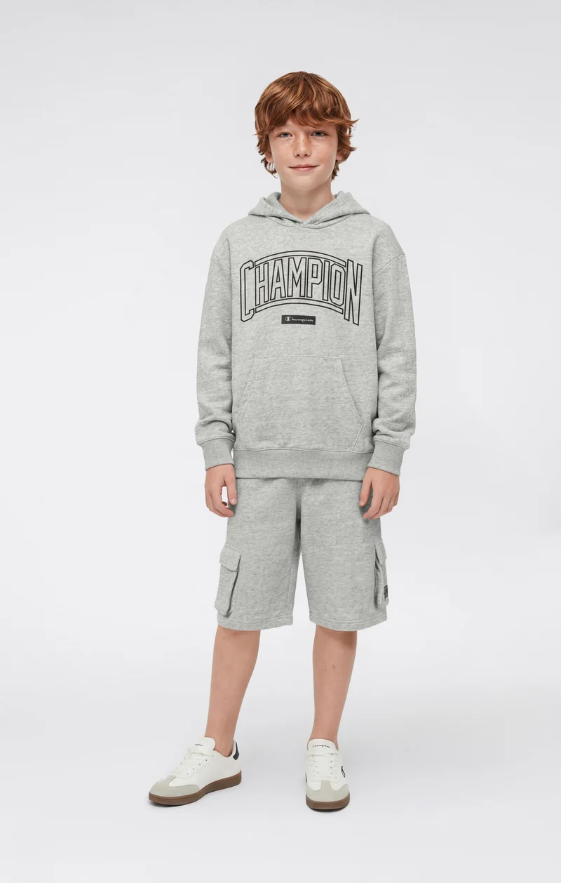 Boys’ Hooded Sweatshirt with Puff Print