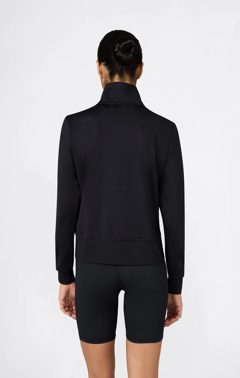 Women's Slim Fit Full-Zip Stretch Poly Hoodie
