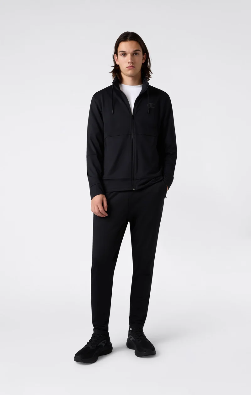 Men's Slim Fit Full-Zip Stretch Poly Hoodie