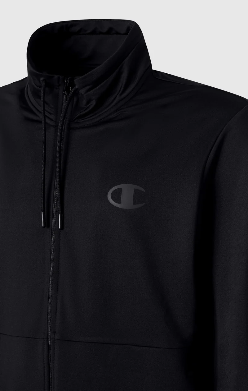 Men's Slim Fit Full-Zip Stretch Poly Hoodie