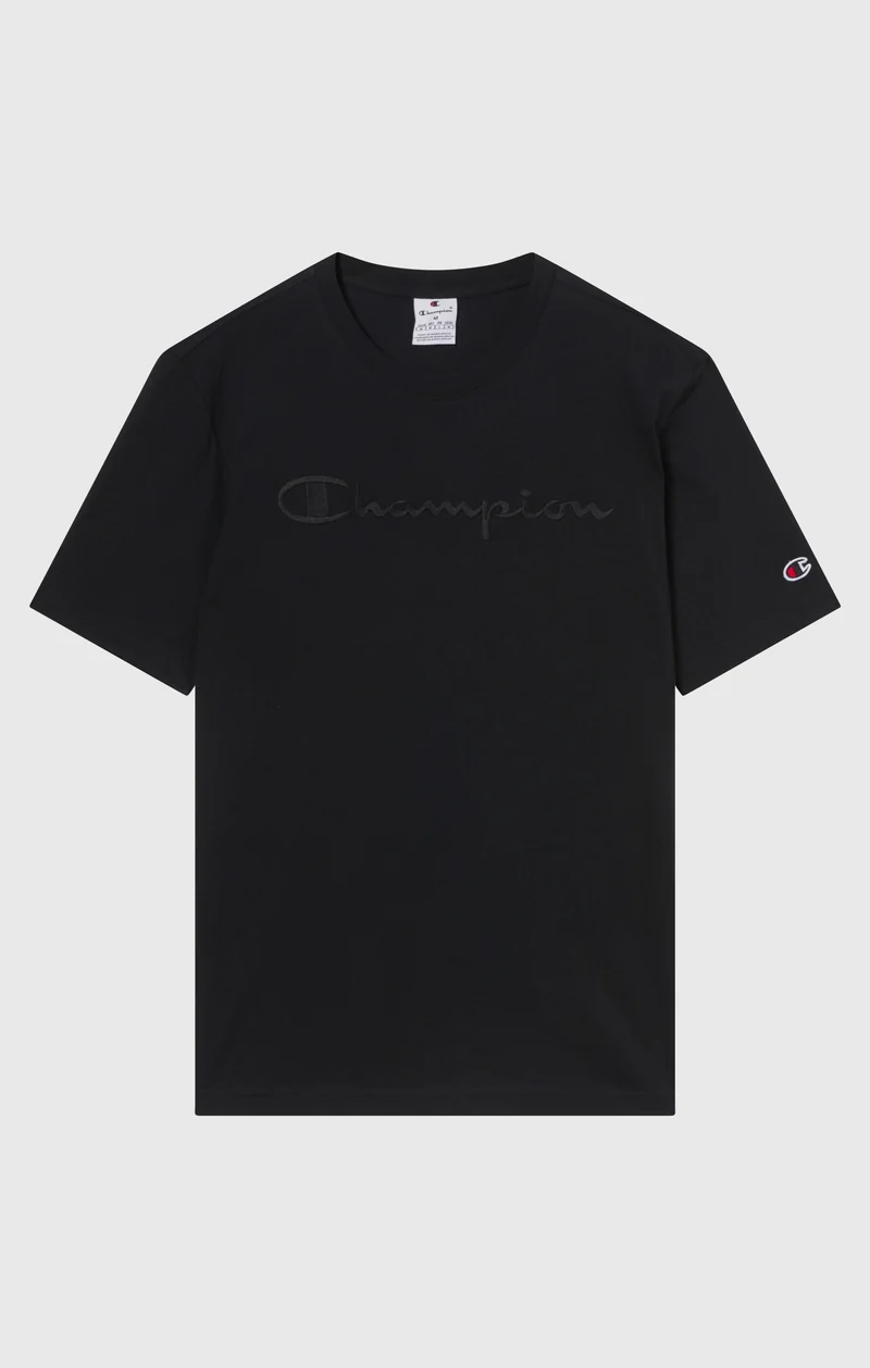 Men’s T-Shirt with Big Embroidery Logo Icons