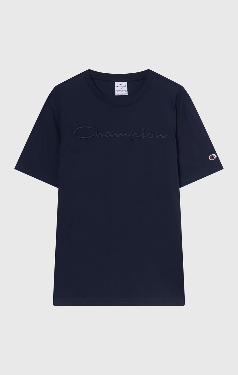 Men’s T-Shirt with Big Embroidery Logo Icons