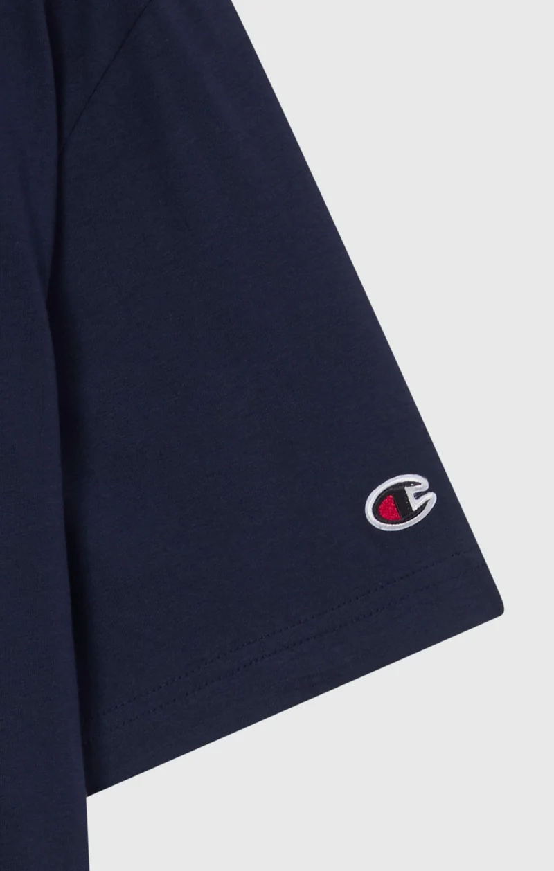 Men’s T-Shirt with Big Embroidery Logo Icons