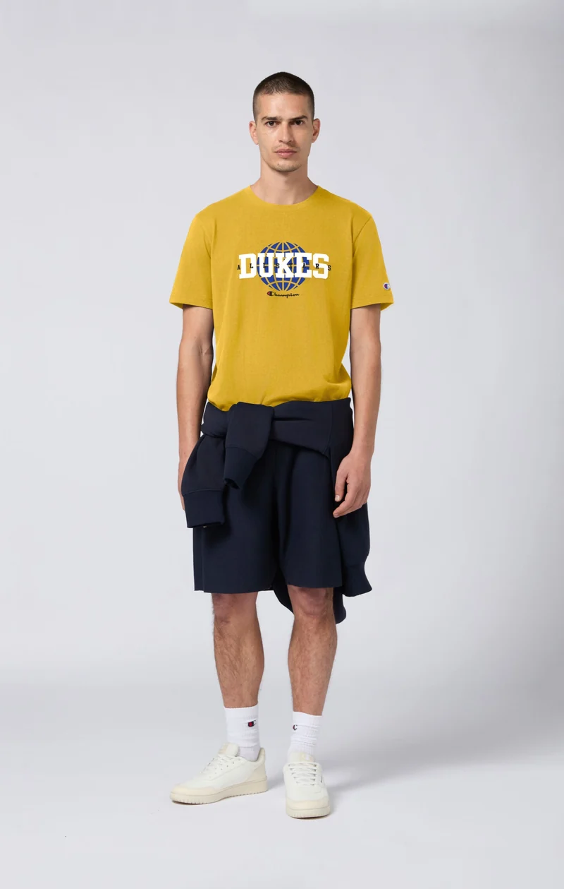 Oversized Men's T-Shirt in Heavy Cotton Dukes Cupboard x Champion