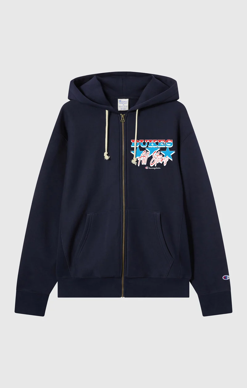 Reverse Weave Men's Fleece Zip Up Hoodie Dukes Cupboard x Champion