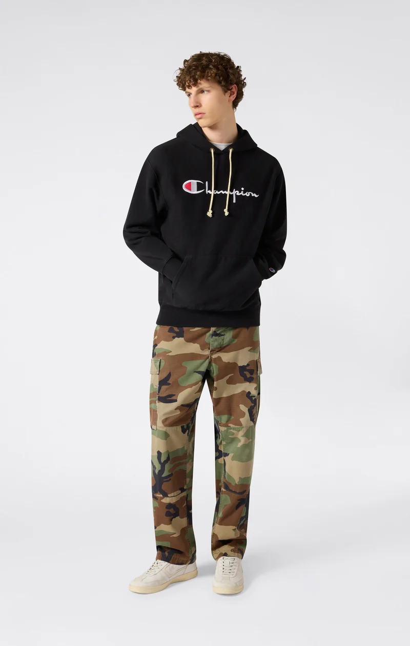 Reverse Weave Men's Loose Fit Hoodie
