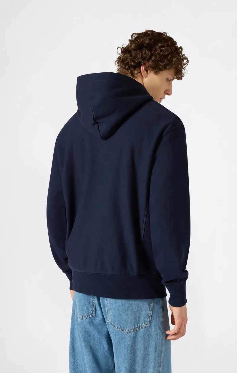 Reverse Weave Men's Loose Fit Hoodie