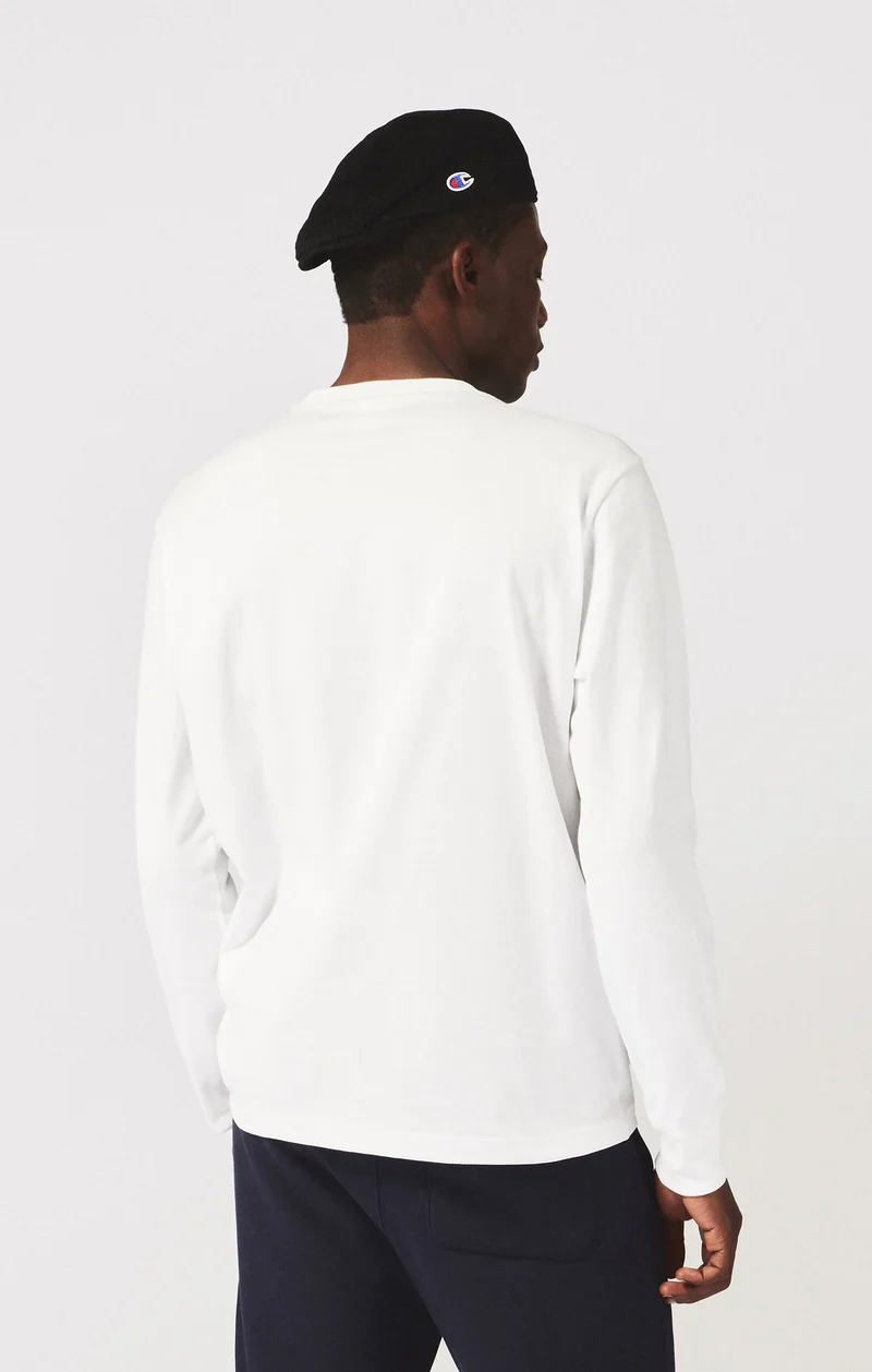 Oversized Men's Long Sleeve T-Shirt in Soft Heavy Cotton