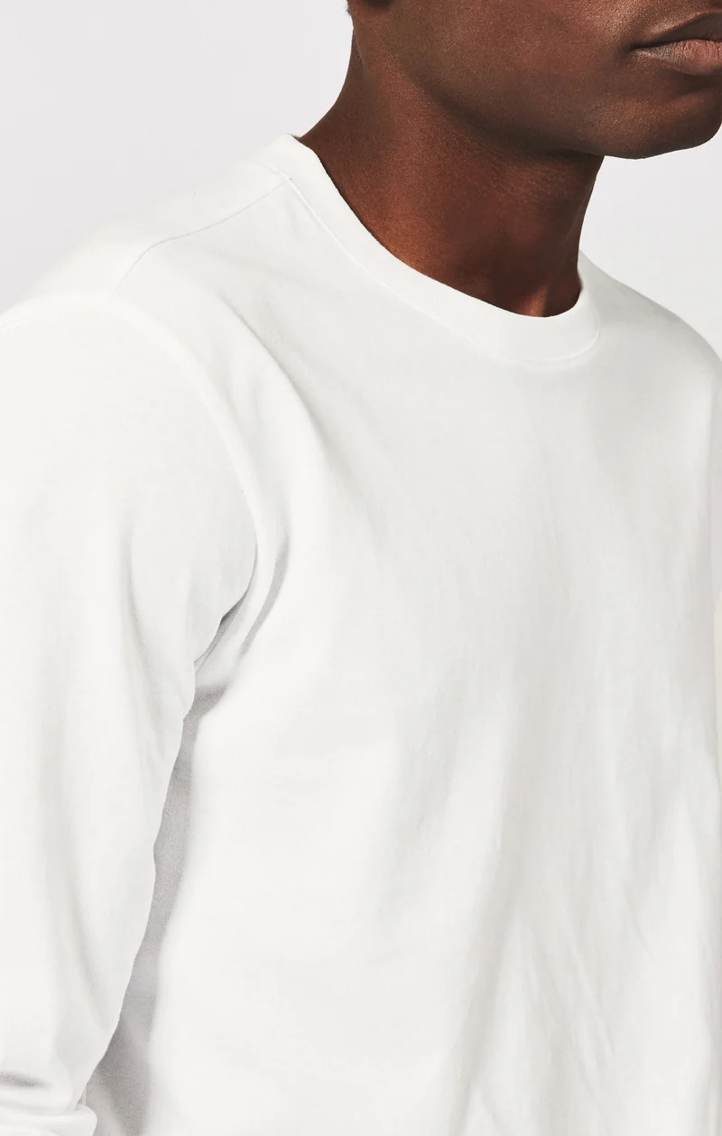 Oversized Men's Long Sleeve T-Shirt in Soft Heavy Cotton