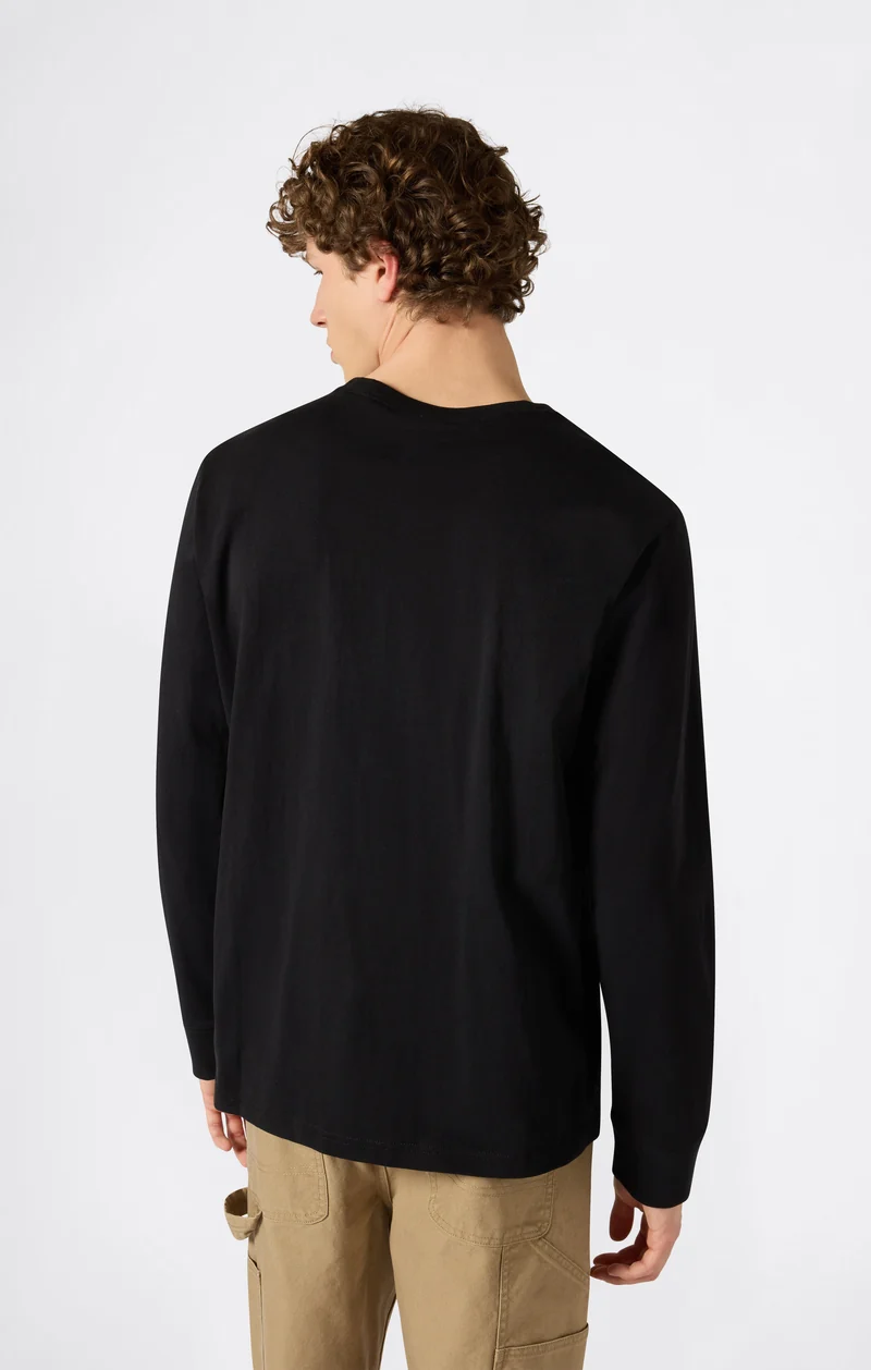 Oversized Men's Long Sleeve T-Shirt in Soft Heavy Cotton