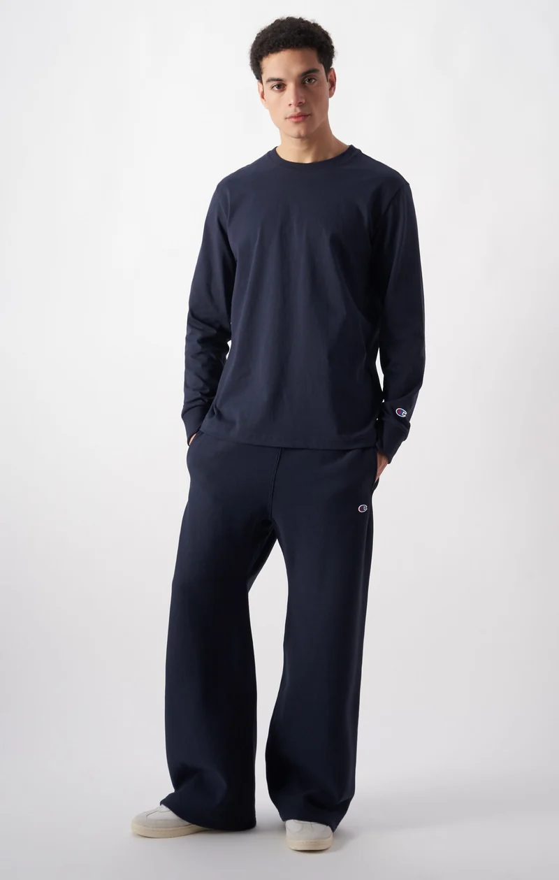 Oversized Men's Long Sleeve T-Shirt in Soft Heavy Cotton