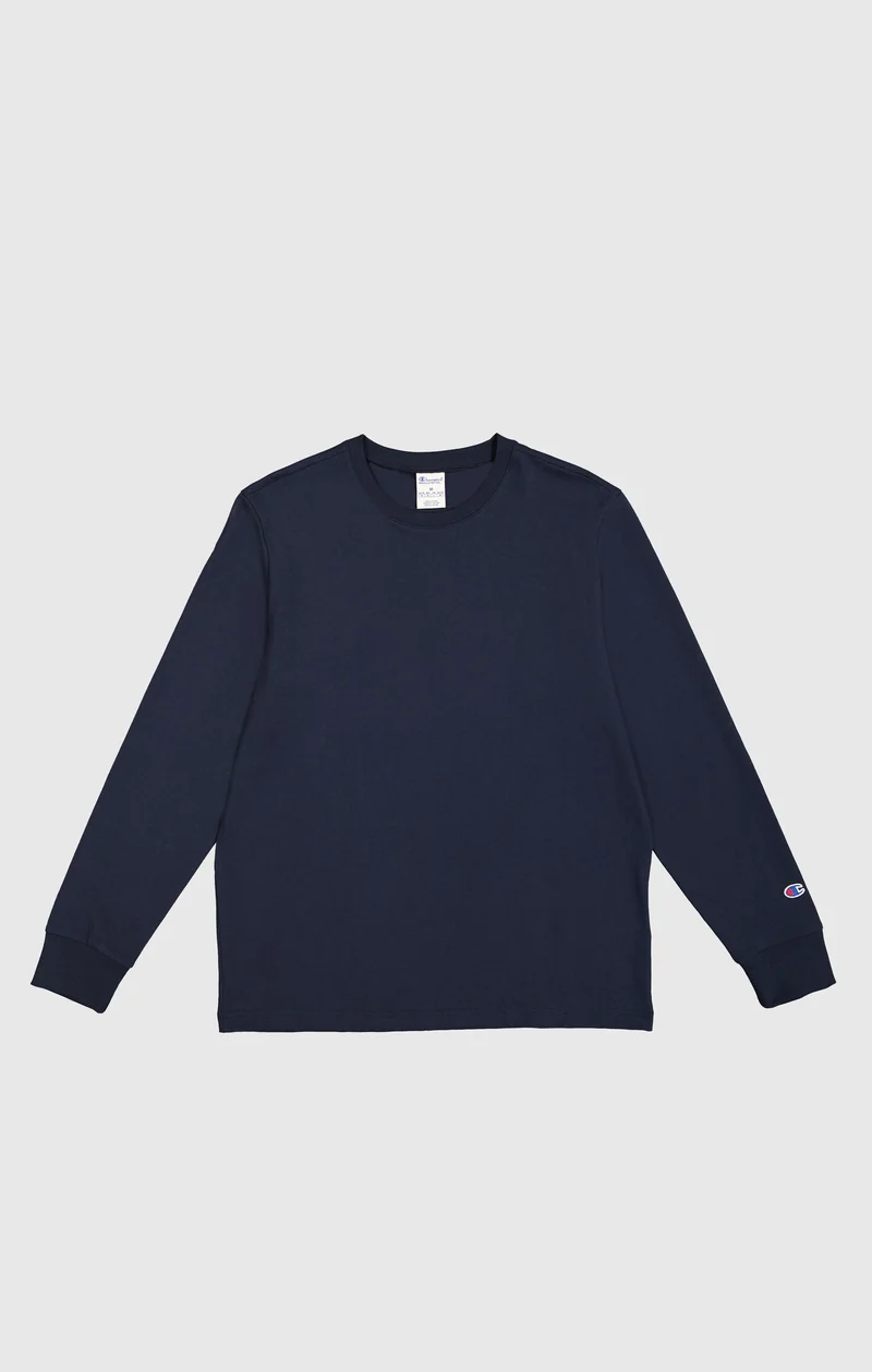 Oversized Men's Long Sleeve T-Shirt in Soft Heavy Cotton