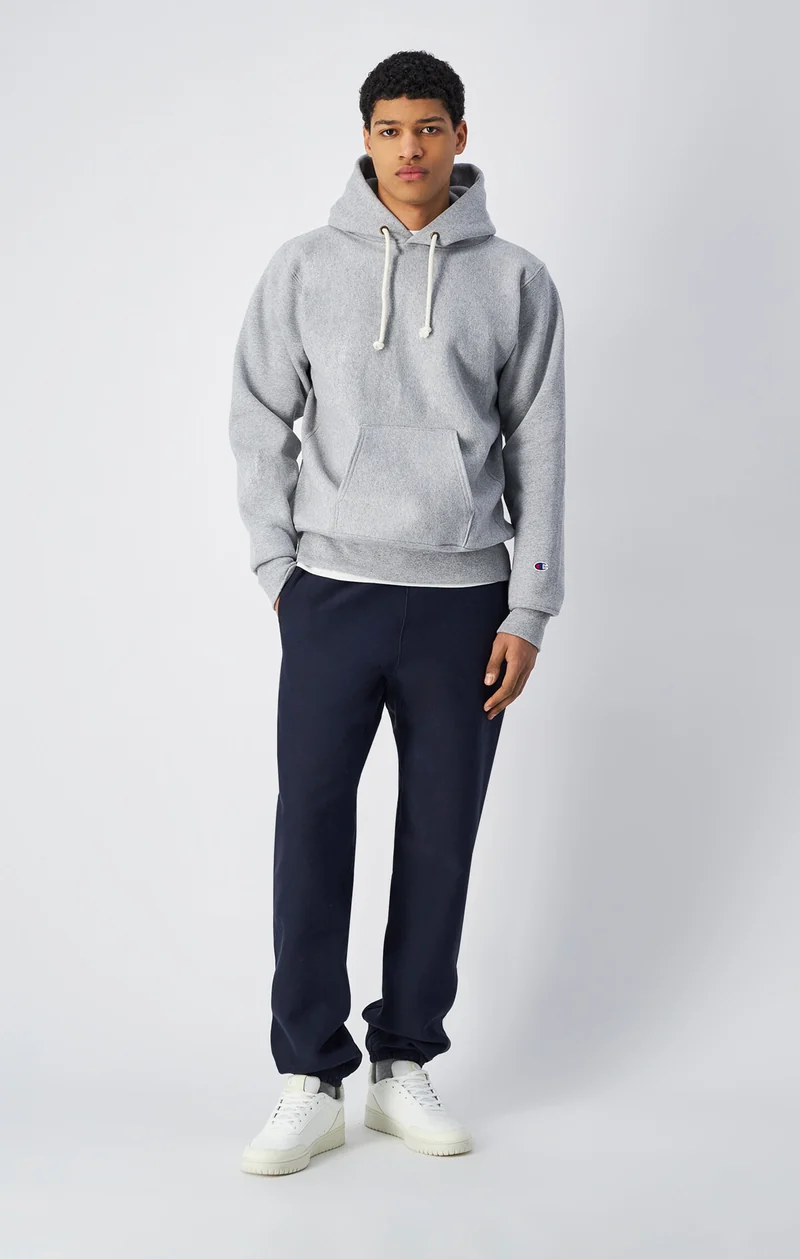 Reverse Weave Hooded Sweatshirt Made In USA
