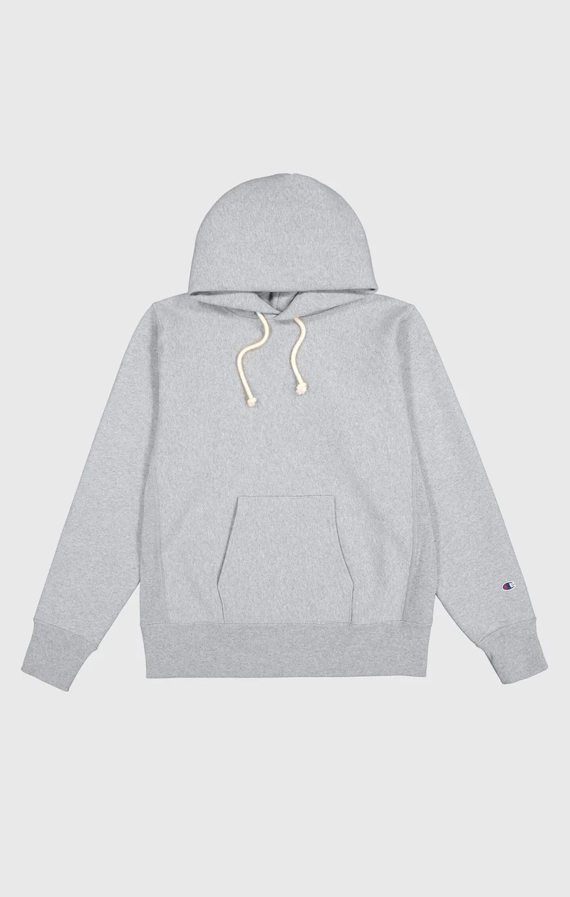 Reverse Weave Hooded Sweatshirt Made In USA