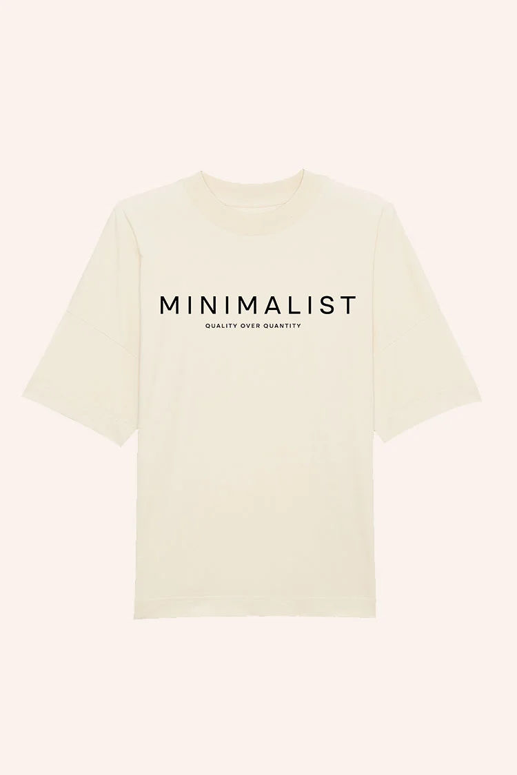 Minimalist Oversize T-Shirt Nature