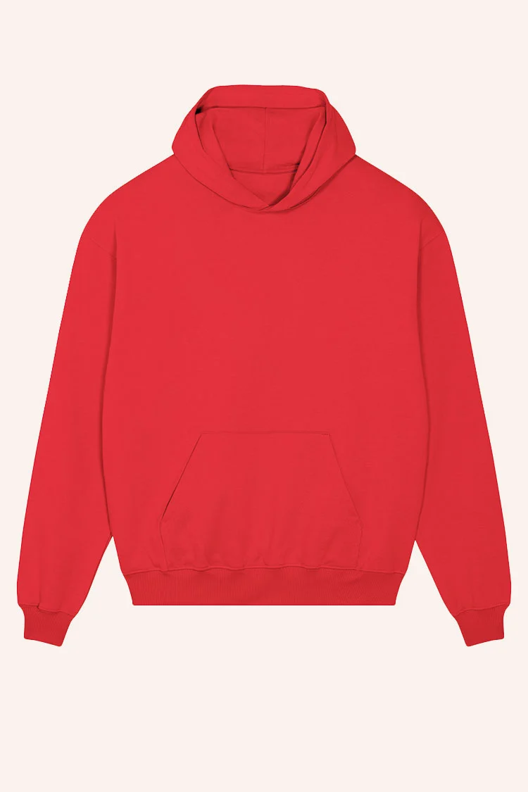 Motion Oversize Hoodie Red