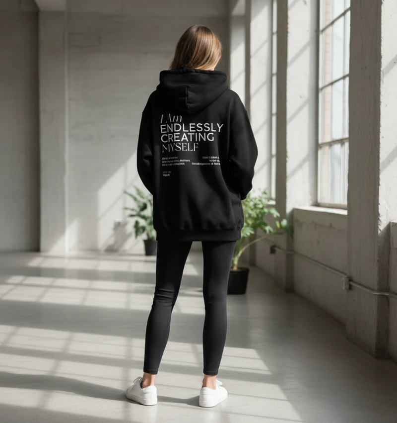 Creating Oversize Hoodie Black