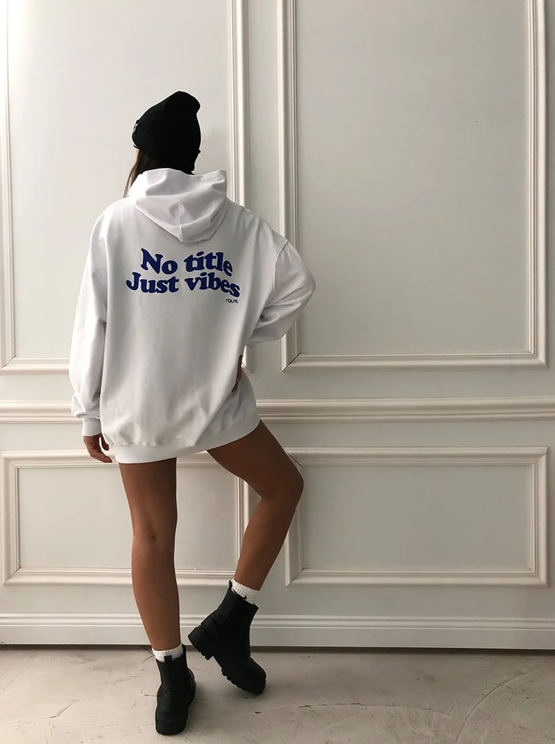Vibes Hoodie White