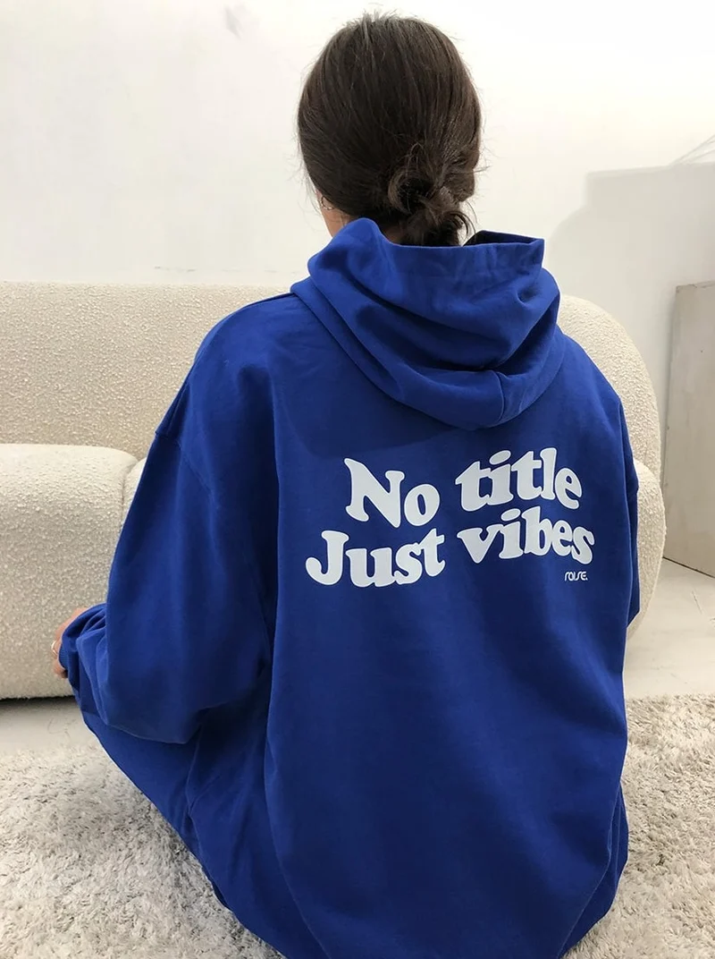 Vibes Hoodie Blue