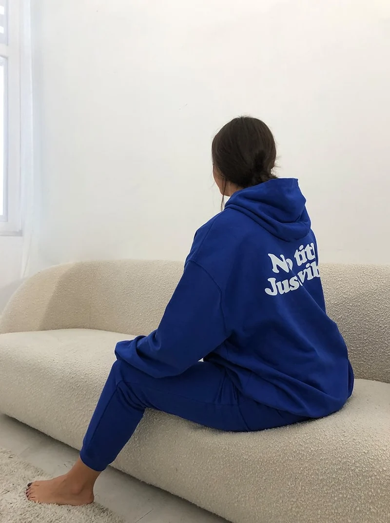 Vibes Hoodie Blue