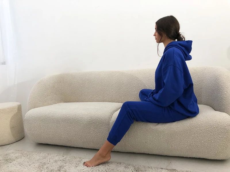Vibes Hoodie Blue
