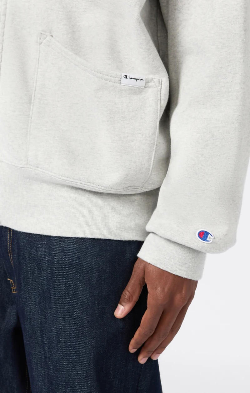 Men’s Washed Full Zip Hoodie Loose Fit Time Capsule