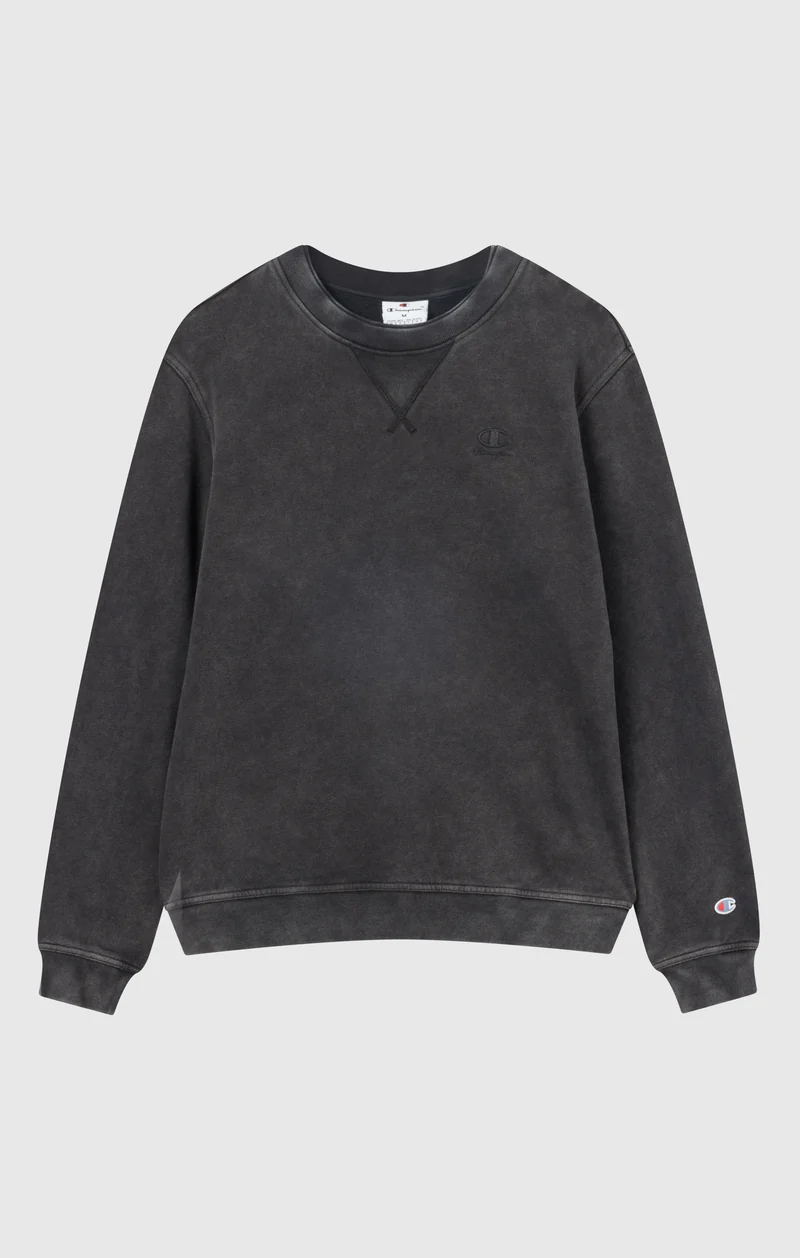 Men’s Washed Fleece Crewneck Sweatshirt Icons