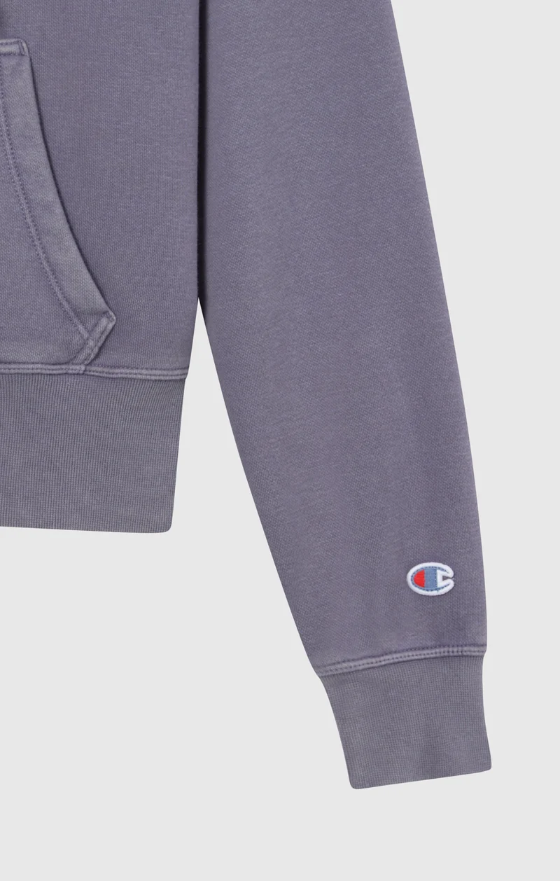 Women's Washed Full Zip Fleece Hoodie Icons