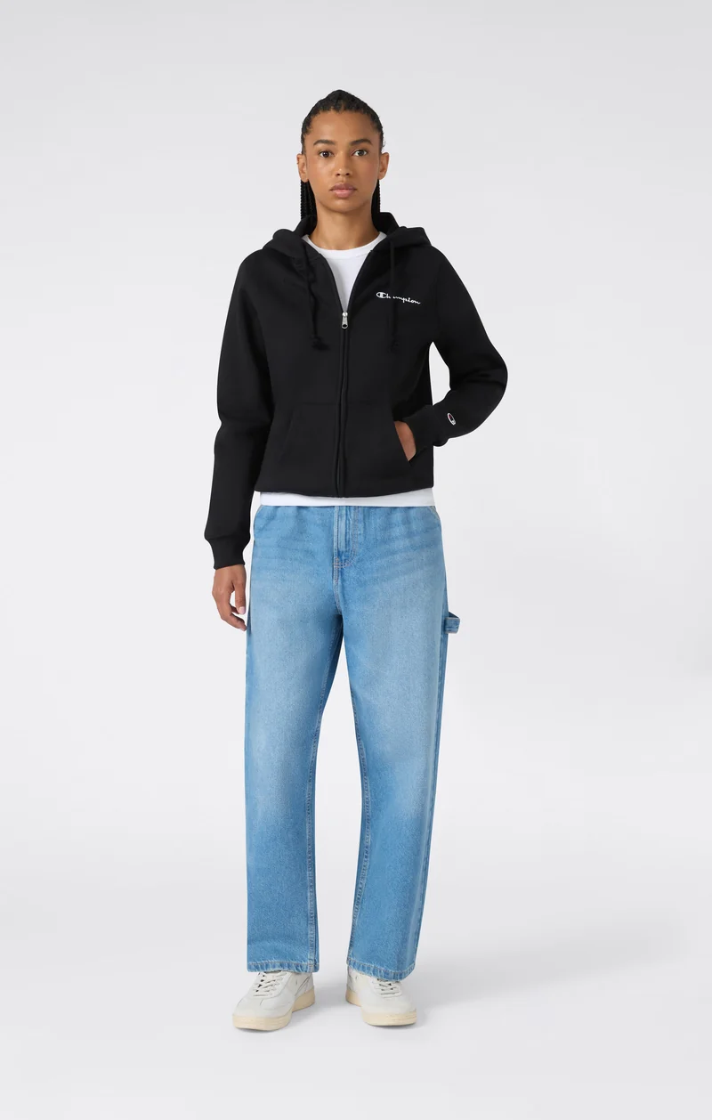 Women's Full Zip Fleece Hoodie Icons