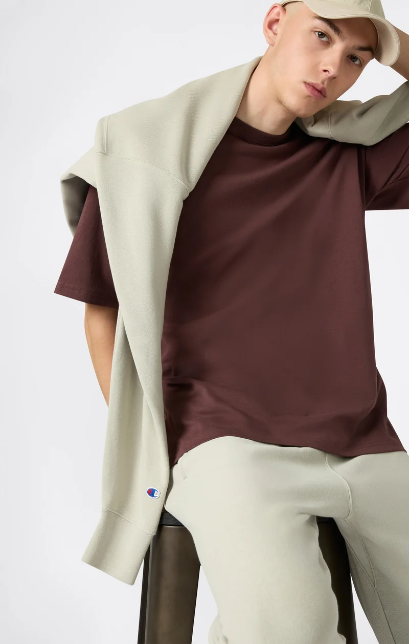 Men's T-Shirt in Heavy Cotton Jersey