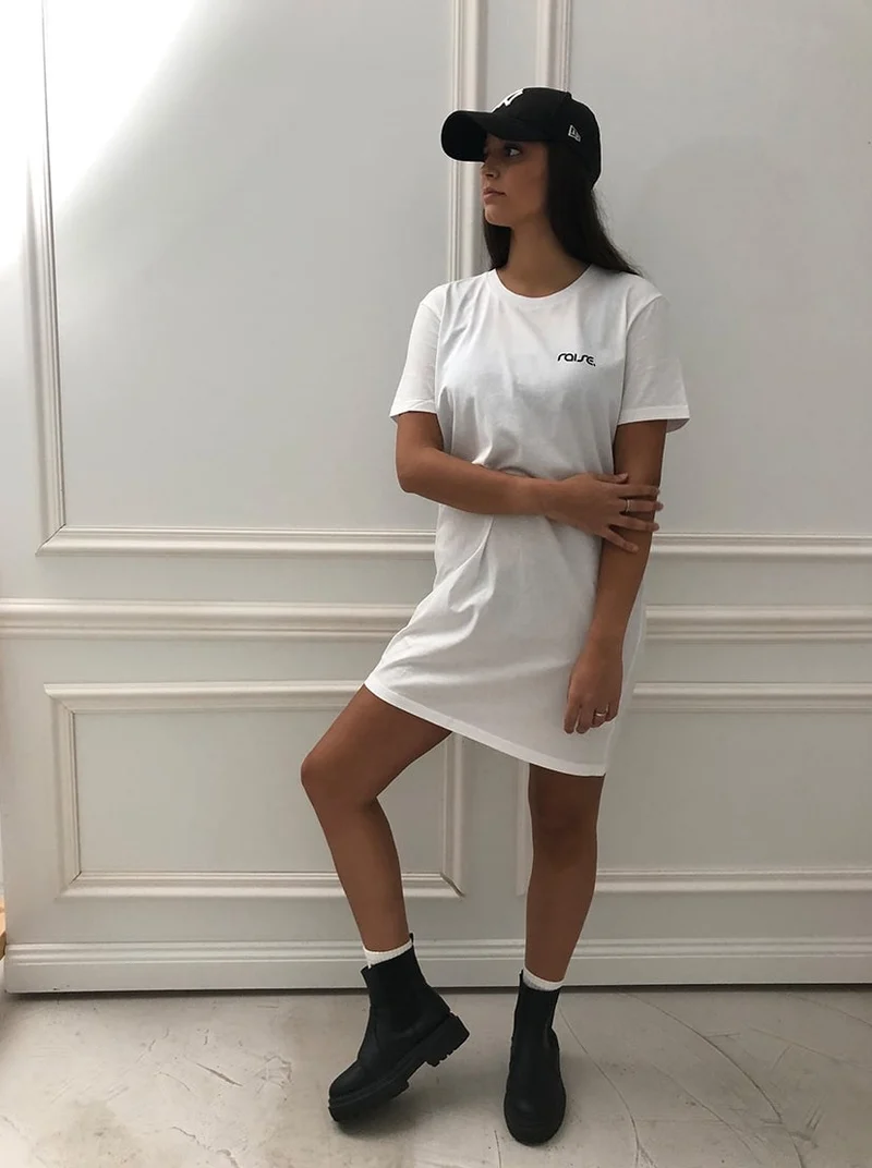 White T-Shirt Dress