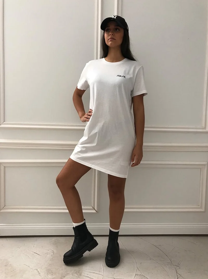 White T-Shirt Dress