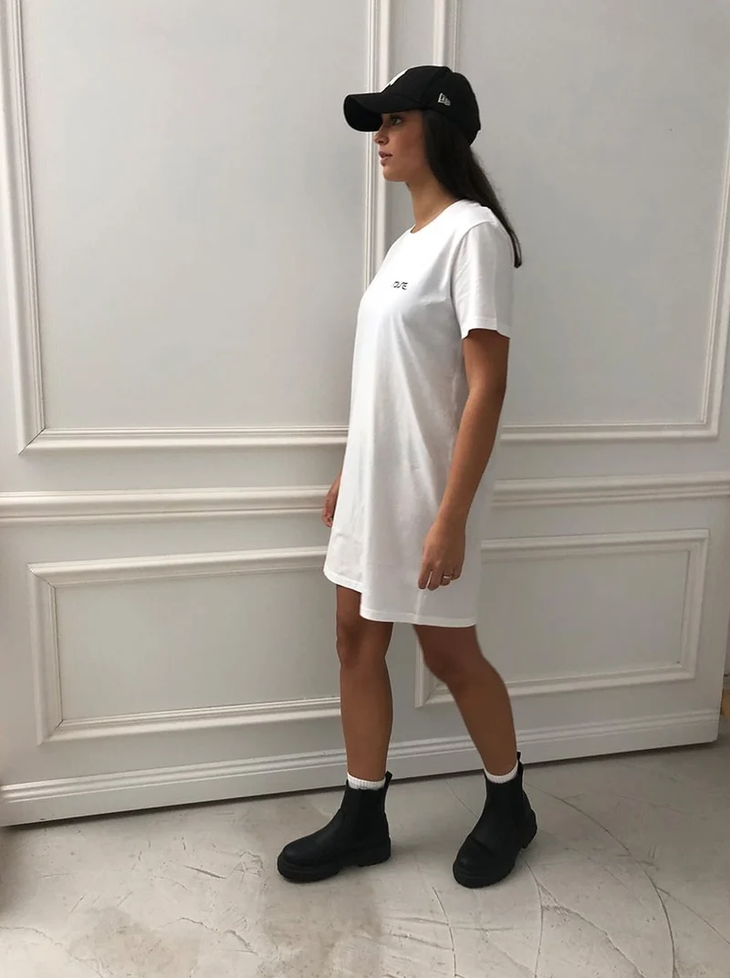 White T-Shirt Dress