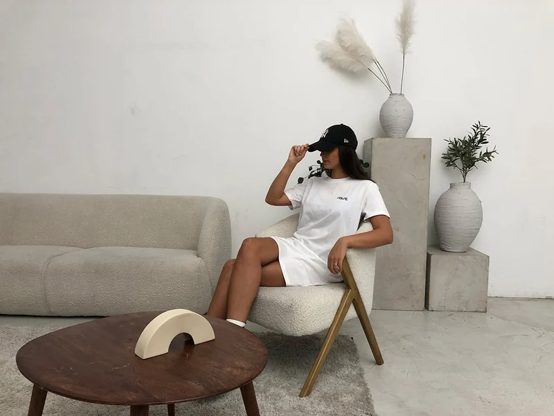 White T-Shirt Dress