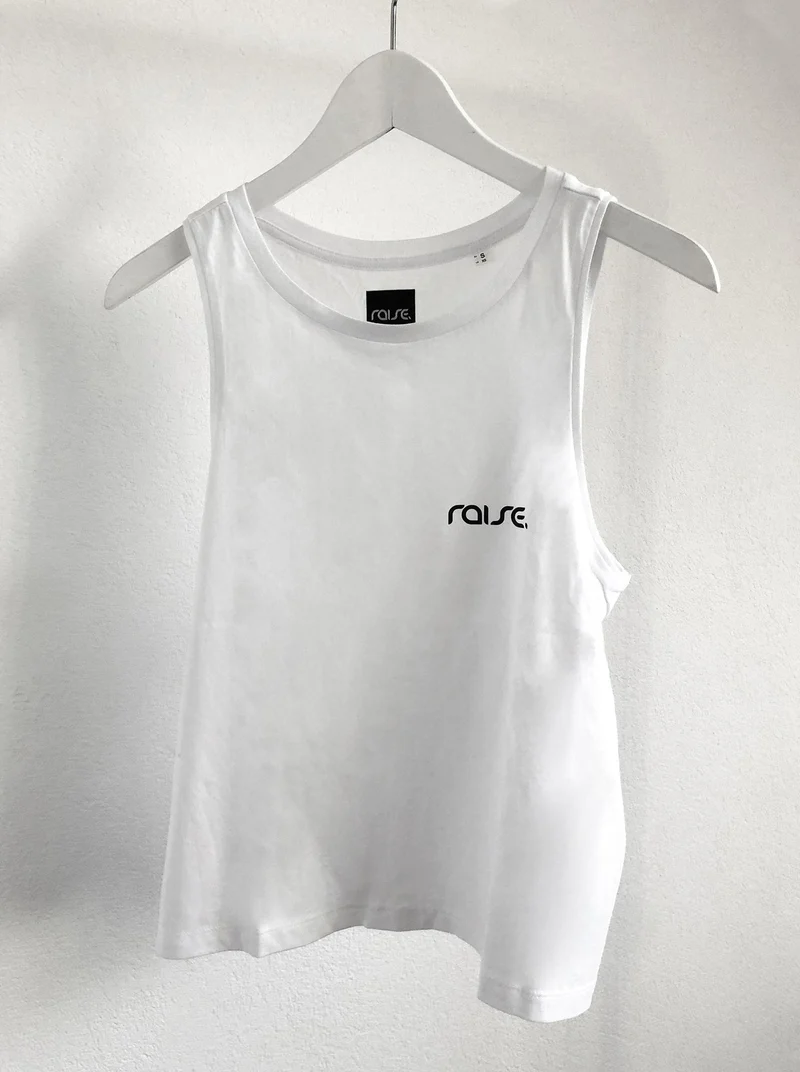 White Oversize Tanktop