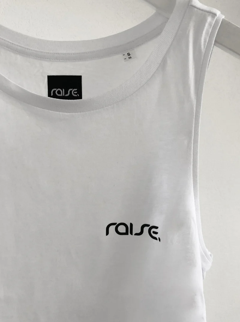 White Oversize Tanktop
