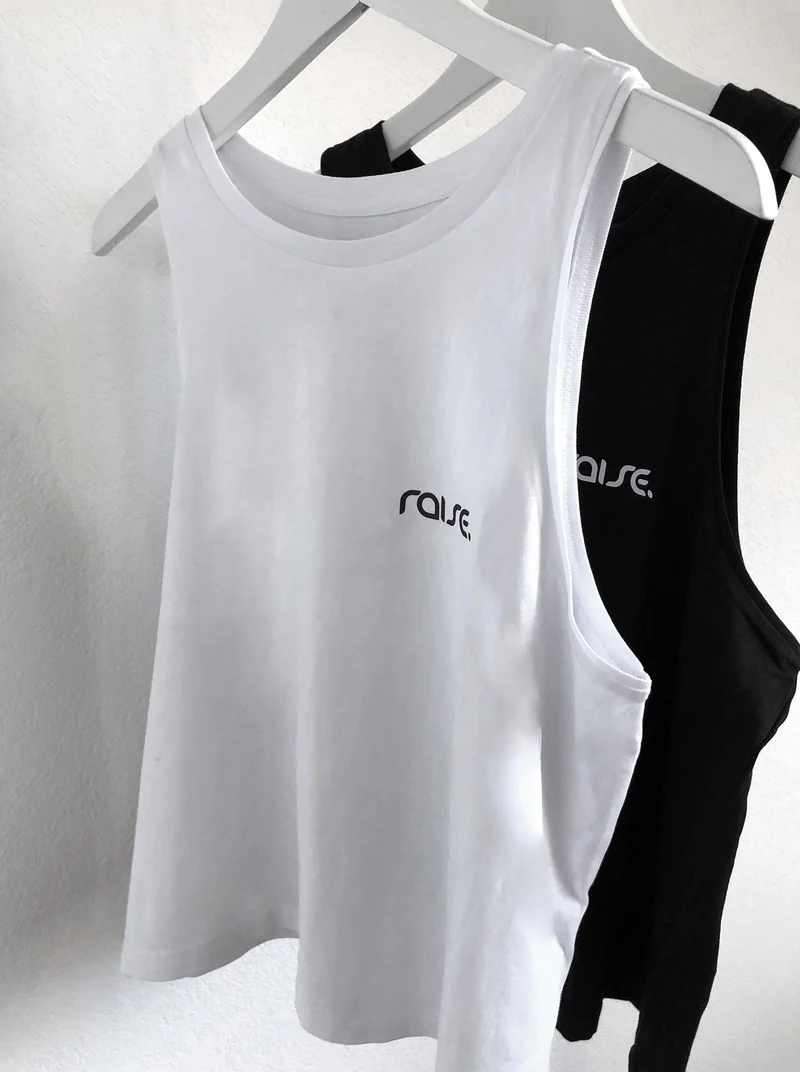 White Oversize Tanktop