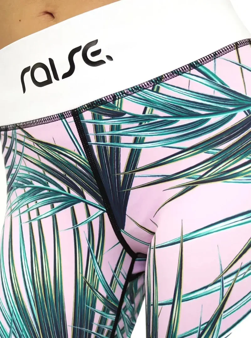 Pink Palm Tights