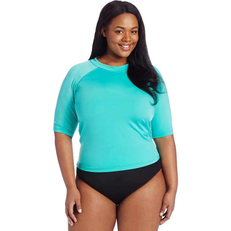 Kanu Surf Women's Plus Size Breeze Rashguard Top