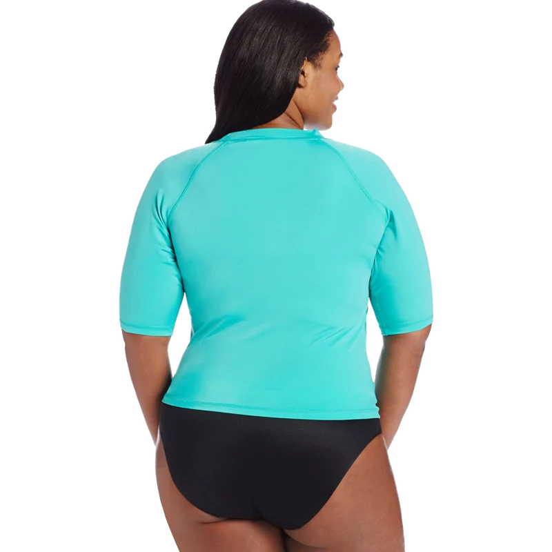 Kanu Surf Women's Plus Size Breeze Rashguard Top
