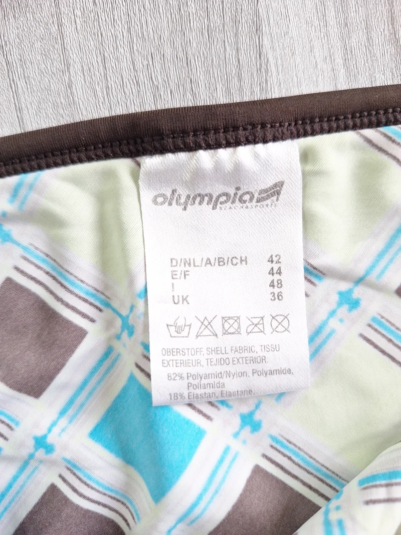 Olympia Bügelbikini Karomuster 42 C