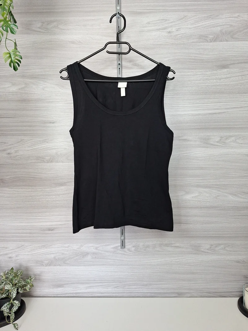 H&M Basic Top Rundhals 40