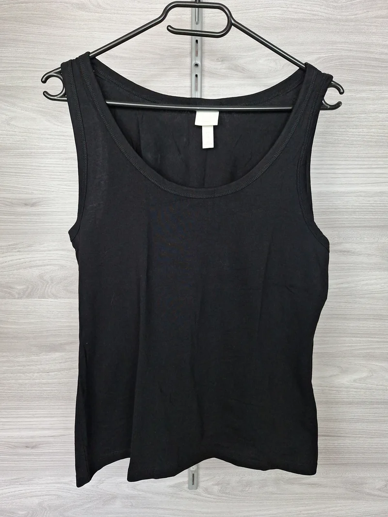 H&M Basic Top Rundhals 40