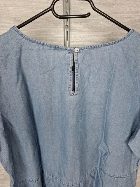 Tchibo Lyocellbluse Denim-Optik 42