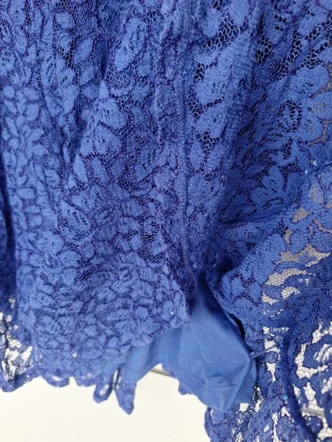 H&M Spitzenkleid Vokuhila-Saum 36