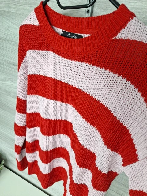 Aniston Streifenpullover 40