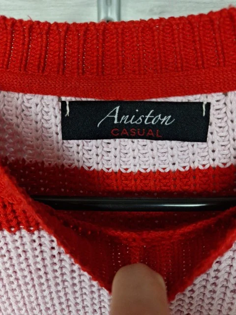 Aniston Streifenpullover 40