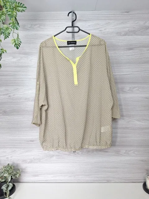Amy Vermont Bluse Pünktchen 48
