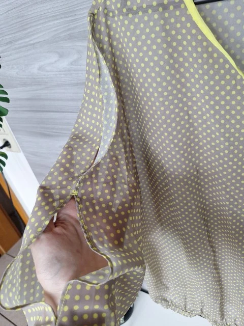 Amy Vermont Bluse Pünktchen 48