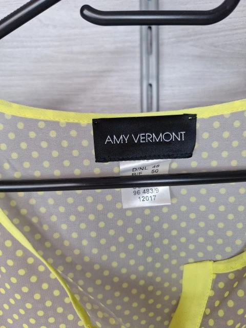 Amy Vermont Bluse Pünktchen 48